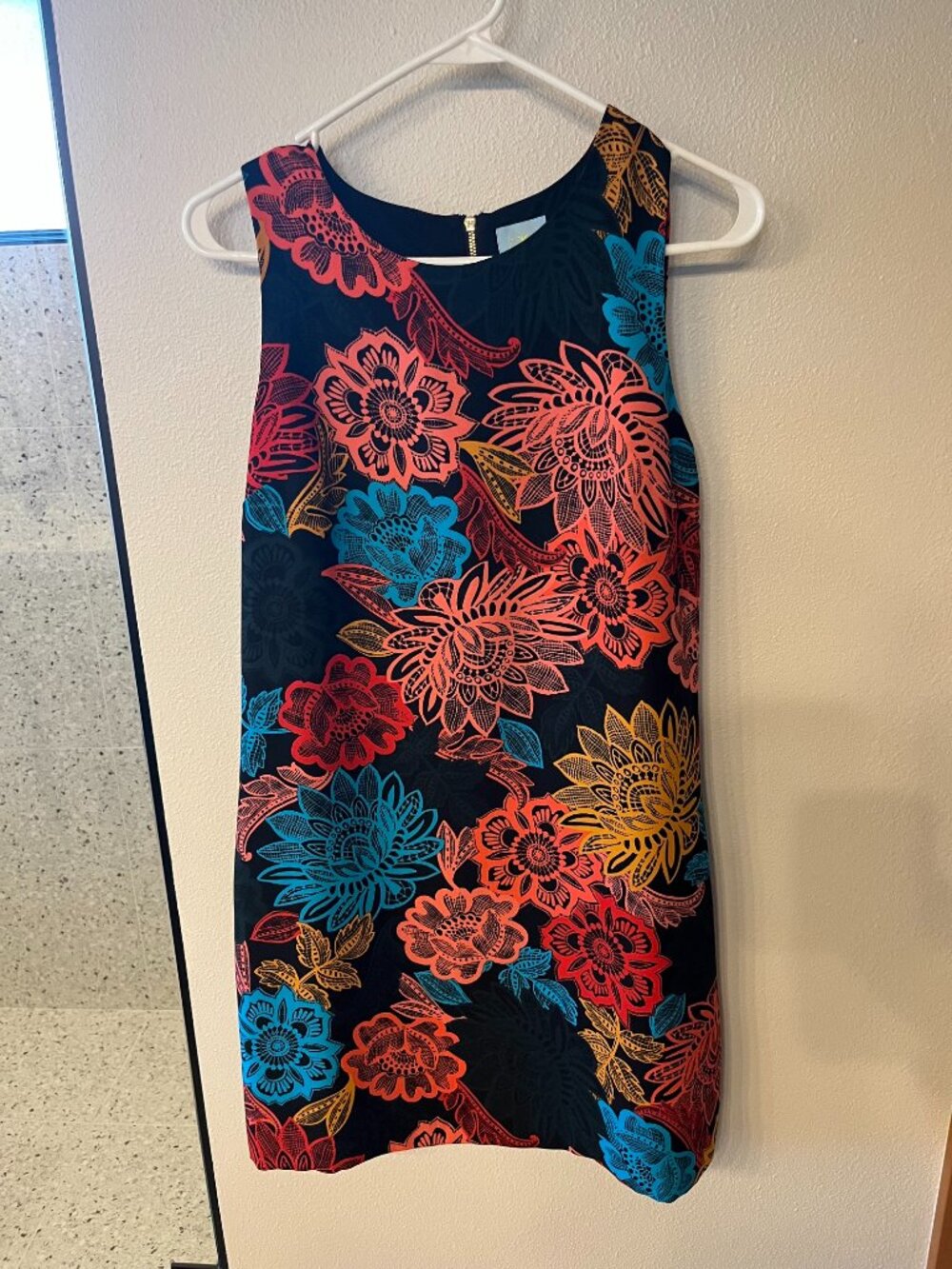 CeCe floral multi color slip dress